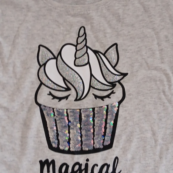Girls Unicorn shirt - Picture 5 of 5